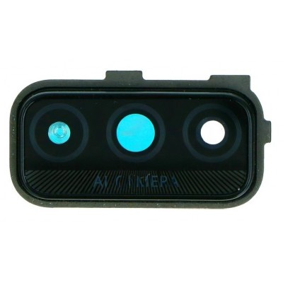 Camera Lens Glass With Frame For Huawei P Smart 2020 Blue By - Maxbhi Com