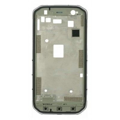 Lcd Frame Middle Chassis For Cat S41 White By - Maxbhi Com