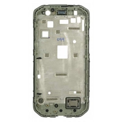 Lcd Frame Middle Chassis For Cat S41 White By - Maxbhi Com