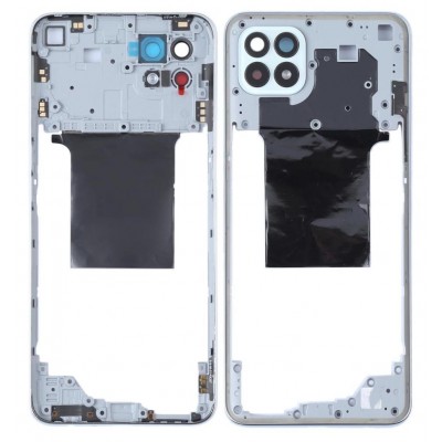 Middle Frame Ring Only For Oppo Reno 4 Se White By - Maxbhi Com