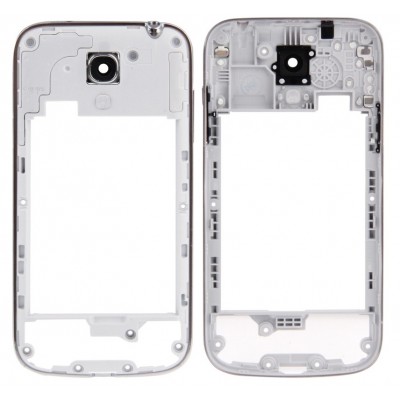 Middle Frame Ring Only For Samsung Galaxy S4 Mini Plus I9195i White By - Maxbhi Com