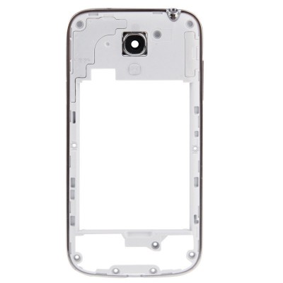 Middle Frame Ring Only For Samsung Galaxy S4 Mini Plus I9195i White By - Maxbhi Com