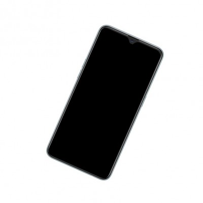 Camera Lens Glass with Frame for Oppo A12s Blue