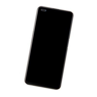 Camera Lens Glass with Frame for Oppo A92s White
