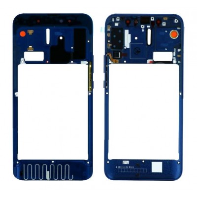 Middle Frame Ring Only For Huawei Honor Magic 2 Blue By - Maxbhi Com