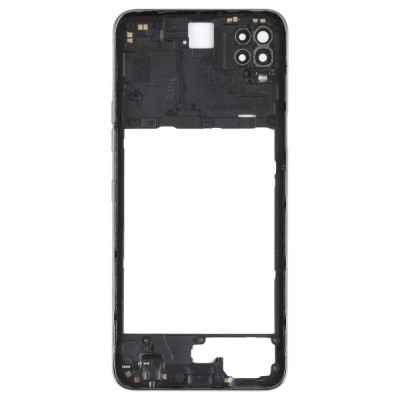 Middle Frame Ring Only For Lg K52 Black By - Maxbhi Com