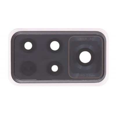 Camera Lens Glass with Frame for Honor V40 5G Black