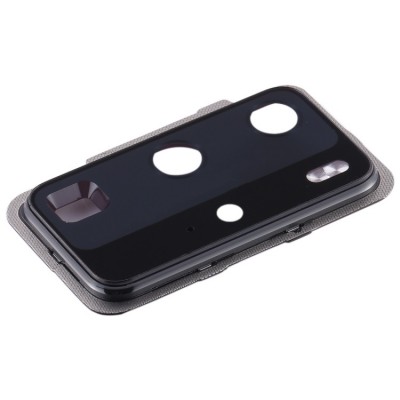Camera Lens Glass With Frame For Huawei P40 4g Black By - Maxbhi Com