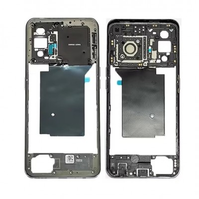 Middle Frame Ring Only For Realme Gt Neo Flash Silver By - Maxbhi Com