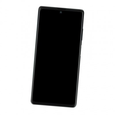Camera Lens Glass with Frame for Blackview A100 Black