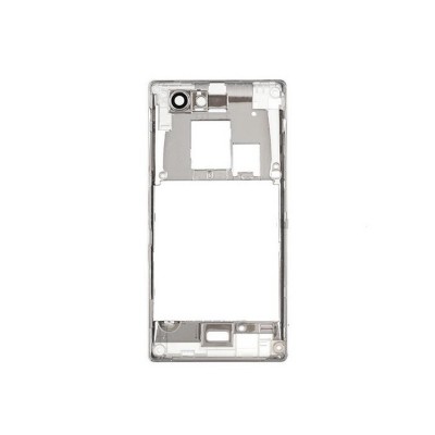 Middle Frame Ring Only For Sony Xperia J St26i Gold By - Maxbhi Com