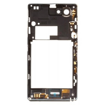 Middle Frame Ring Only For Sony Ericsson Xperia L S36h White By - Maxbhi Com