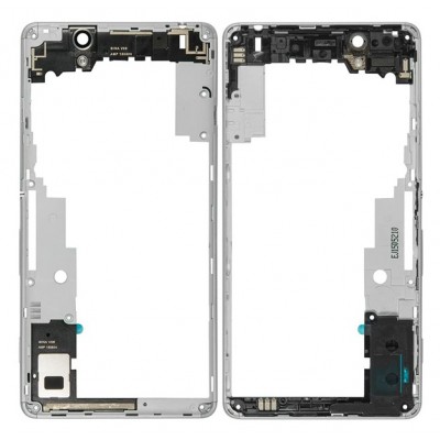 Middle Frame Ring Only For Sony Xperia C4 Dual E5363 White By - Maxbhi Com