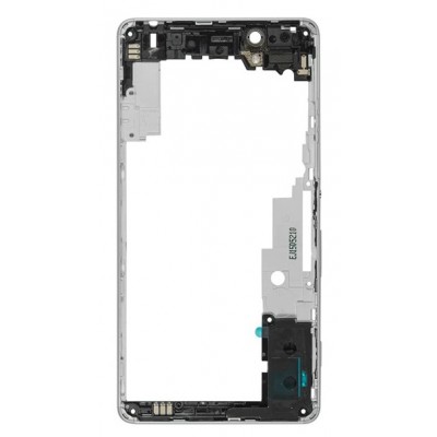 Middle Frame Ring Only For Sony Xperia C4 Dual E5363 White By - Maxbhi Com