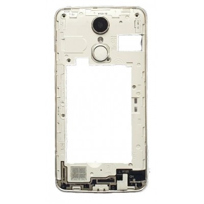 Middle Frame Ring Only For Lg X300 Silver By - Maxbhi Com