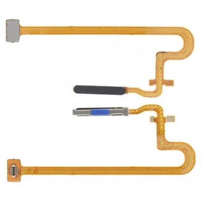 Fingerprint Sensor Flex Cable For Realme C51 Black By - Maxbhi Com