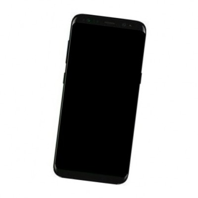 Camera Lens Glass with Frame for Samsung Galaxy S8 Mini Black