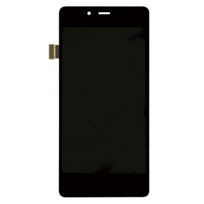 Lcd With Touch Screen For Wiko Highway Pure 4g Silver By - Maxbhi Com