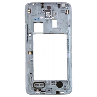 Middle Frame Ring Only For Lg Optimus L90 D415 White By - Maxbhi Com