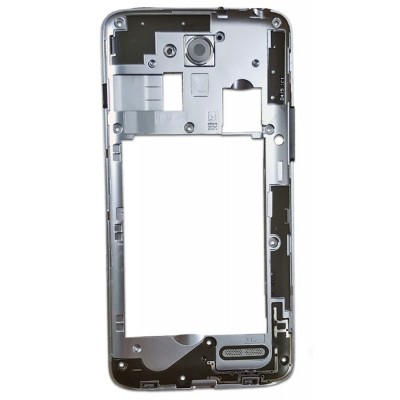 Middle Frame Ring Only For Lg Optimus L90 D415 White By - Maxbhi Com