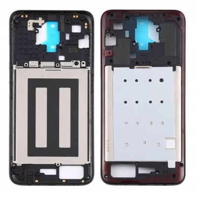 Middle Frame Ring Only For Oppo A11x Black By - Maxbhi Com