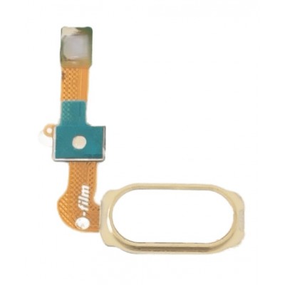 Fingerprint Sensor Flex Cable For Vivo X9 Plus Rose Gold By - Maxbhi Com