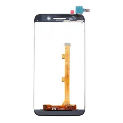 Lcd With Touch Screen For Alcatel Idol 5 Black By - Maxbhi Com