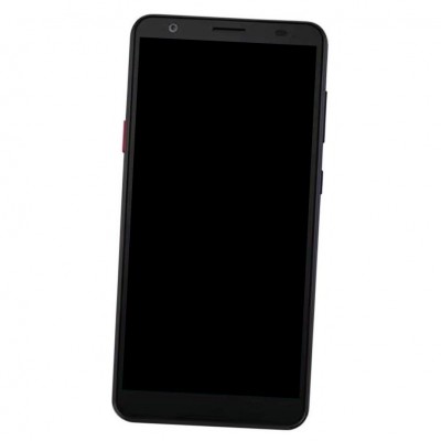 Camera Lens Glass with Frame for ZTE Avid 589 Black