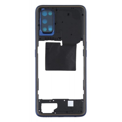 Middle Frame Ring Only For Realme Q2 Pro Black By - Maxbhi Com