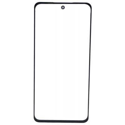 Replacement Front Glass For Realme 11x 5g Black By - Maxbhi Com
