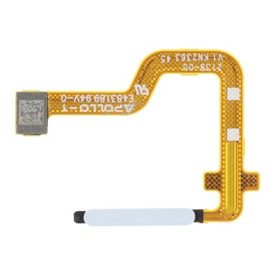 Fingerprint Sensor Flex Cable For Motorola Moto G23 White By - Maxbhi Com