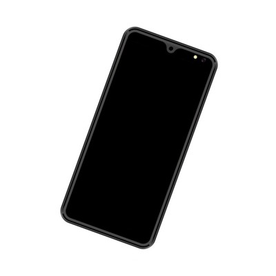 Camera Lens Glass with Frame for I Kall K450 Black