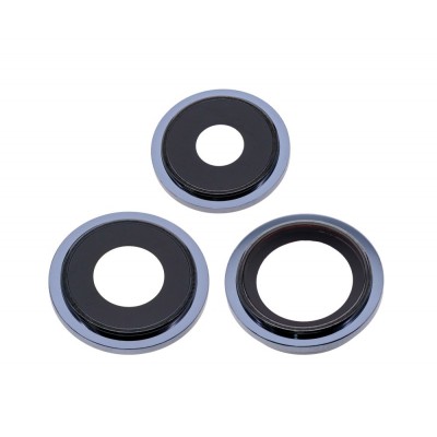 Camera Lens Glass with Frame for Apple iPhone 13 pro Blue