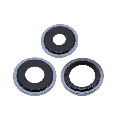 Camera Lens Glass with Frame for Apple iPhone 13 Pro Max Blue