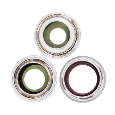 Camera Lens Glass With Frame For Apple Iphone 13 Pro Max White By - Maxbhi Com