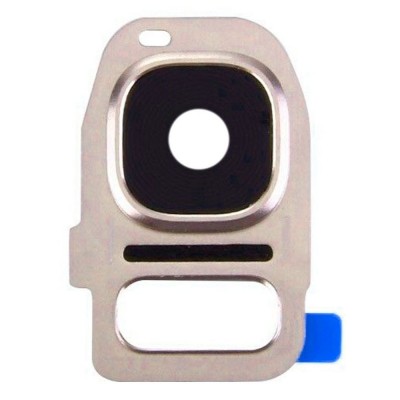 Camera Lens Glass With Frame For Samsung Galaxy S7 Edge 128gb Gold By - Maxbhi Com