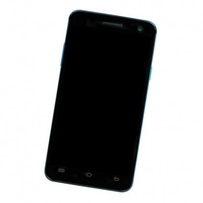 Middle Frame Ring Only for Mediacom PhonePad Duo S501 Blue