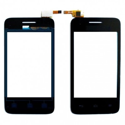 Touch Screen Digitizer For Huawei Ascend Y220 Black By - Maxbhi Com