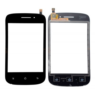 Touch Screen Digitizer For Intex Cloud X4 Black By - Maxbhi Com