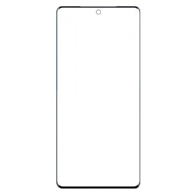 Replacement Front Glass For Vivo Y78 Plus 5g Black By - Maxbhi Com