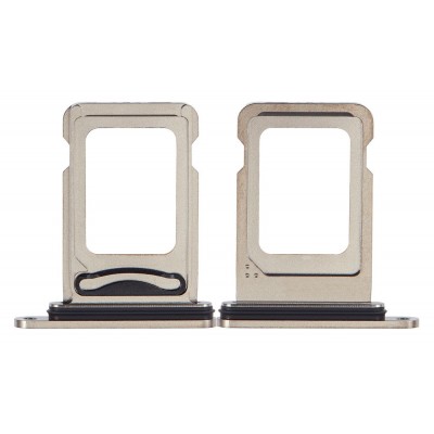 Sim Card Holder Tray For Apple Iphone 15 Pro Gold - Maxbhi Com