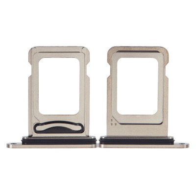 Sim Card Holder Tray For Apple Iphone 15 Pro Max Gold - Maxbhi Com