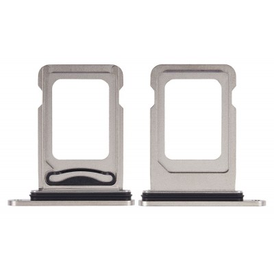 Sim Card Holder Tray For Apple Iphone 15 Pro White - Maxbhi Com