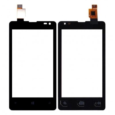 Touch Screen Digitizer For Microsoft Lumia 435 Black By - Maxbhi Com