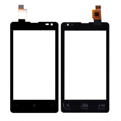 Touch Screen Digitizer For Microsoft Lumia 435 Dual Sim Black By - Maxbhi Com