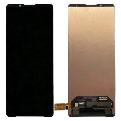 LCD with Touch Screen for Sony Xperia 1 V Black