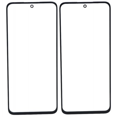 Replacement Front Glass For Xiaomi Redmi 12 Black By - Maxbhi Com