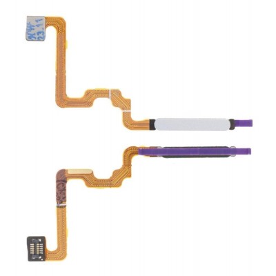 Fingerprint Sensor Flex Cable For Xiaomi Redmi 12 Silver By - Maxbhi Com