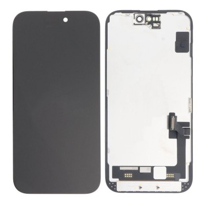 LCD with Touch Screen for Apple iPhone 15 - Black (display glass combo folder)