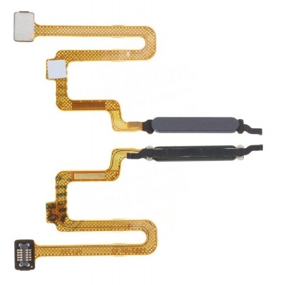 Fingerprint Sensor Flex Cable For Xiaomi Redmi Note 11 Pro 5g Black By - Maxbhi Com
